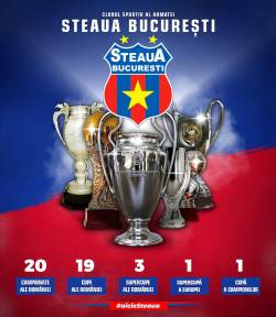 CSA Steaua confirmata cu palmaresul intre anii 1947 si 1998. Cinci ani raman in aer!