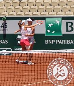 Irina Begu in semifinalele probei de dublu la Roland Garros