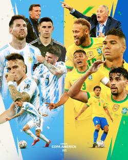 Finala de vis la Copa America: Brazilia lui Neymar contra Argentina lui Messi