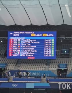 Inot: David Popovici calificat cu al patrulea timp in semifinale la 200 metri liber