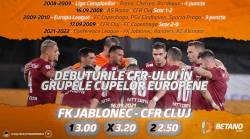 Debut pentru CFR Cluj în noua Conference League! Ce spun cotele Betano despre șansele “feroviarilor” 