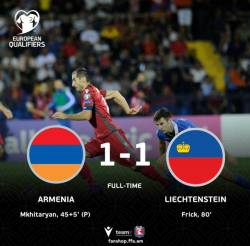 Liechtenstein produce surpriza in Armenia. Un rezultat de minune pentru noi