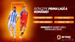 Campionatul Romaniei revine in forta pe BETANO! Cote maxime pentru primele meciuri din 2022
