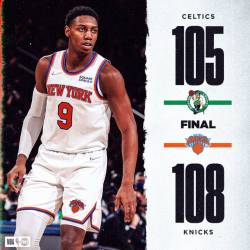 Nebunie de meci in Madison Square Garden. Knicks revine de la -25 cu Celtics si castiga la ultima aruncare