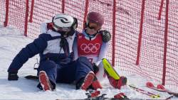 Mikaela Shiffrin, marea dezamagire a Jocurilor Olimpice, a ratat si la slalom. Maria Constantin a fost si ea descalificata in prima mansa