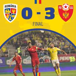 Romania – Muntenegru 0-3. Umilinta maxima in Giulesti