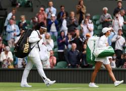 Serena Williams infranta in primul tur la Wimbledon dupa un meci de peste trei ore