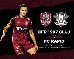 CFR Cluj – Rapid, meciul zilei in Liga 1