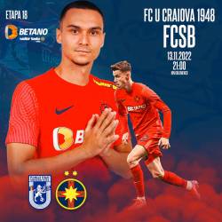 FCU – FCSB (duminica, 21:00). Echipele probabile si cotele CASA Pariurilor