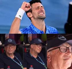 Djokovic a câștigat Australian Open sub privirile lui Bill Gates