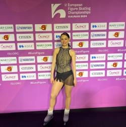 Julia Sauter a obținut calificarea pentru programul liber la Campionatul European de la Kaunas