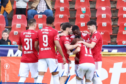 Oțelul Galați bucurie gol