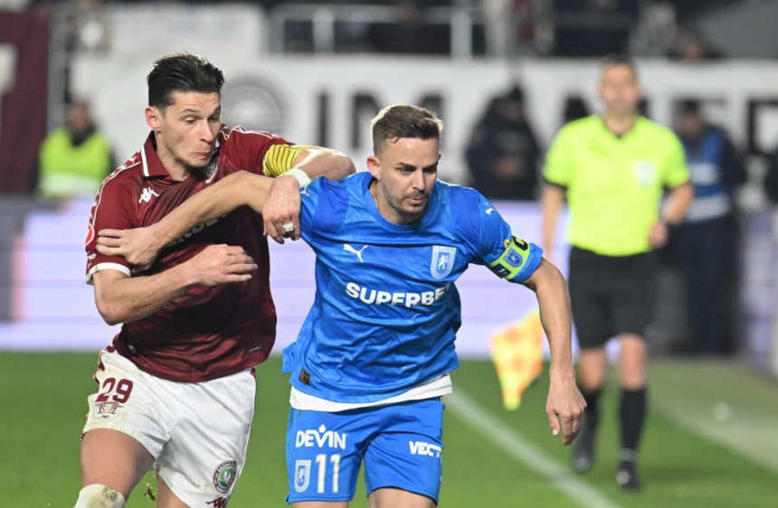 Universitatea Craiova a învins Rapid în playoff