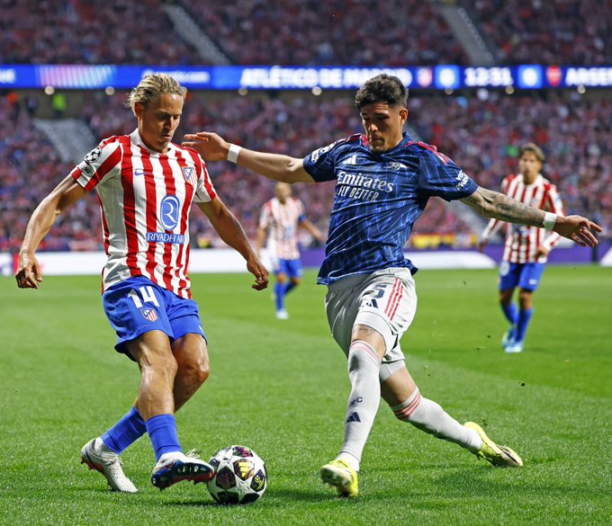 Atletico Madrid – Arsenal 1-1 în semifinalele Ligii Campionilor